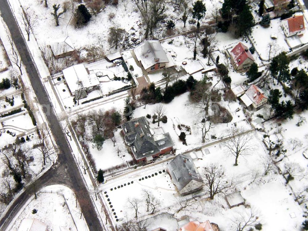 Potsdam/Brandenburg from the bird's eye view: 22.01.2004 Rosa-Luxenburg Str.21 Potsdam Home sweet Home