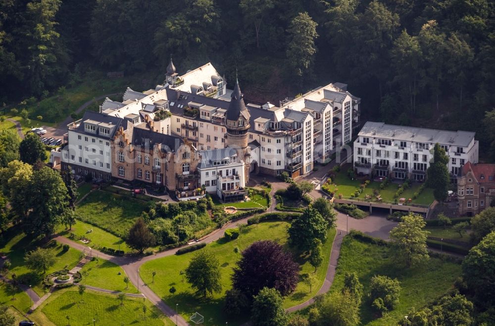 Bonn OT Kessenich from above - View of the Rosenburg in the district of Kessenich in Bonn in the state North Rhine-Westphalia