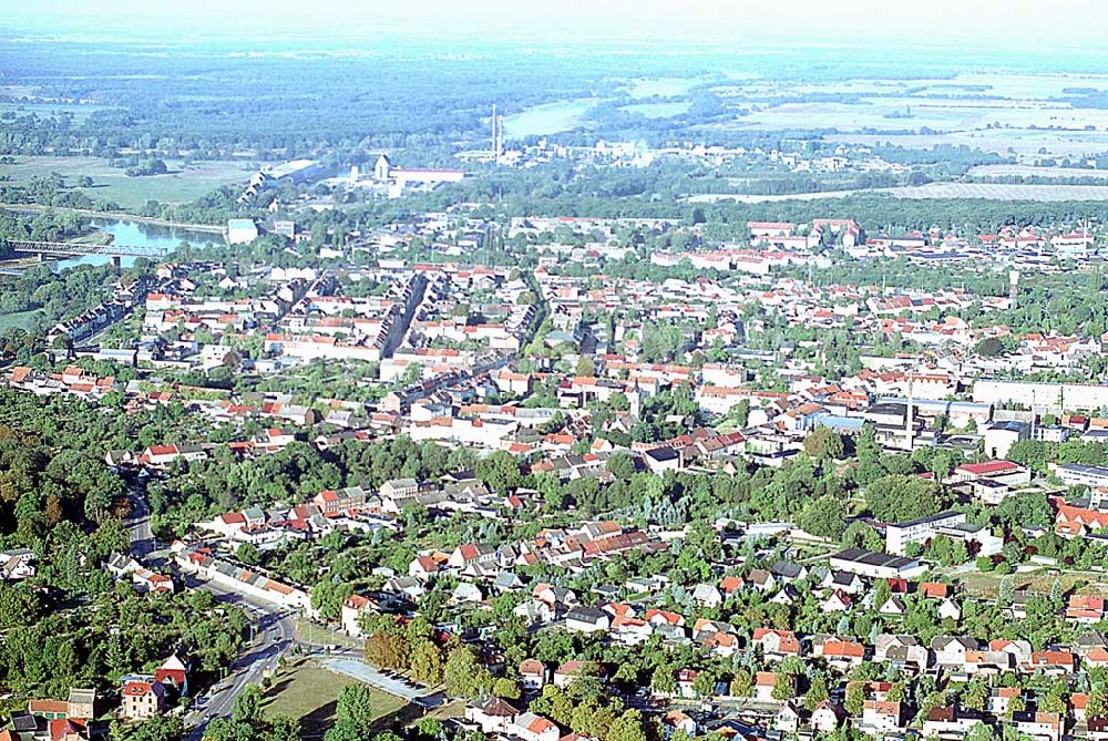 Roßlau / Sachsen-Anhalt from above - 