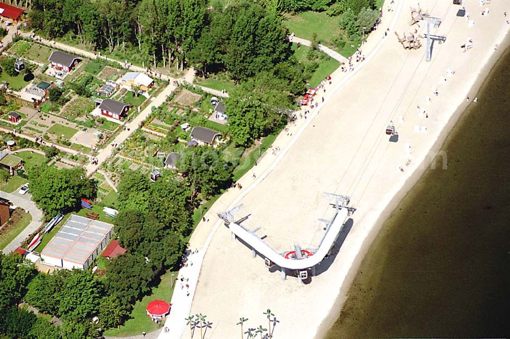 Aerial image Rostock / Mecklenburg Vorpommern - Rostock / Mecklenburg Vorpommern Gelände der IGA ( internationale Gartenbauausstellung in Rostock)