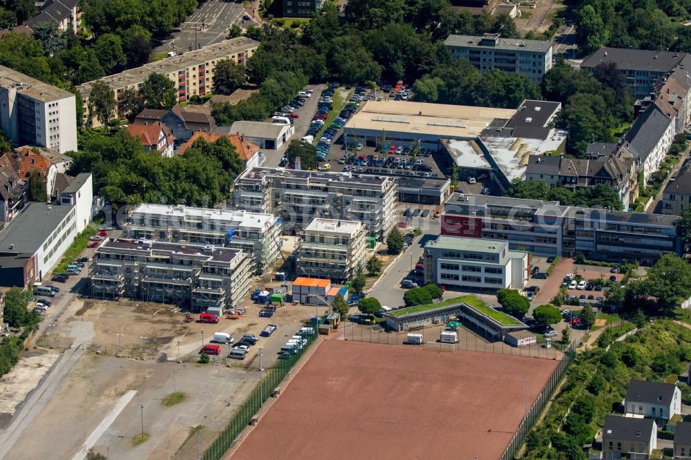 Aerial image Essen - Sports field from the VfL sports friends 07 Essen e.V. in Essen in the state North Rhine-Westphalia