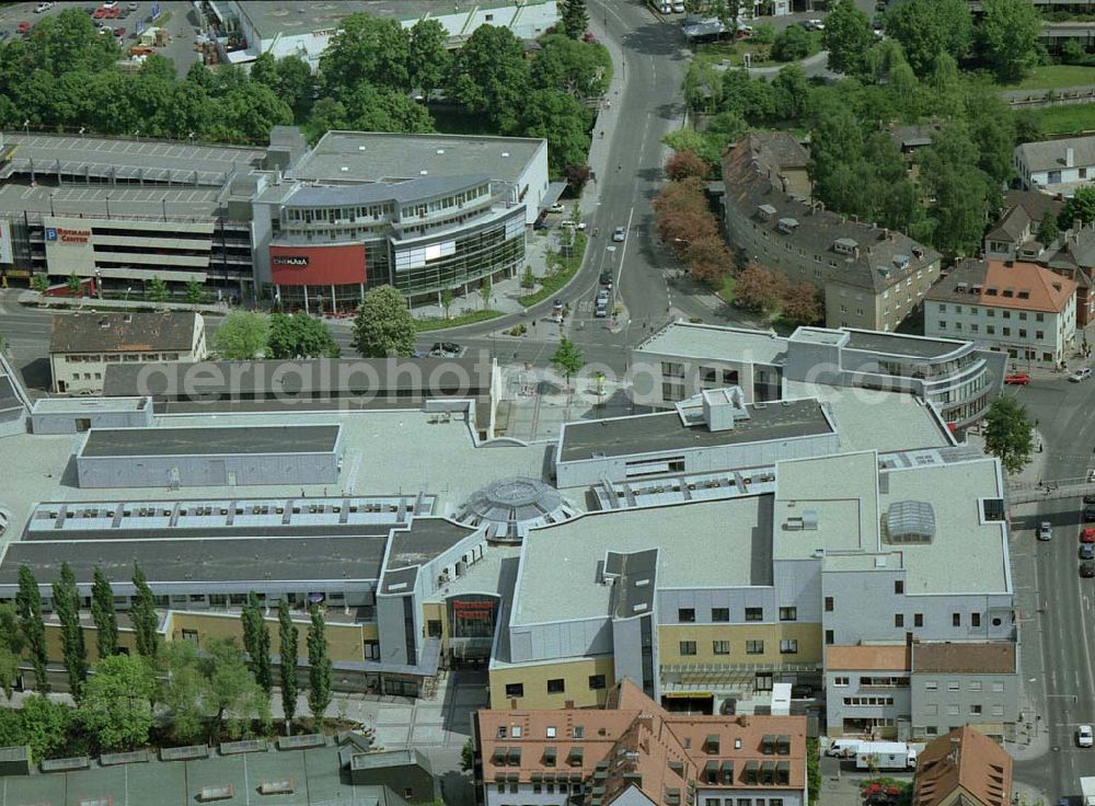 Bayreuth / bayern from the bird's eye view: Rothmain-Center im Stadtzentrum von Bayreuth.