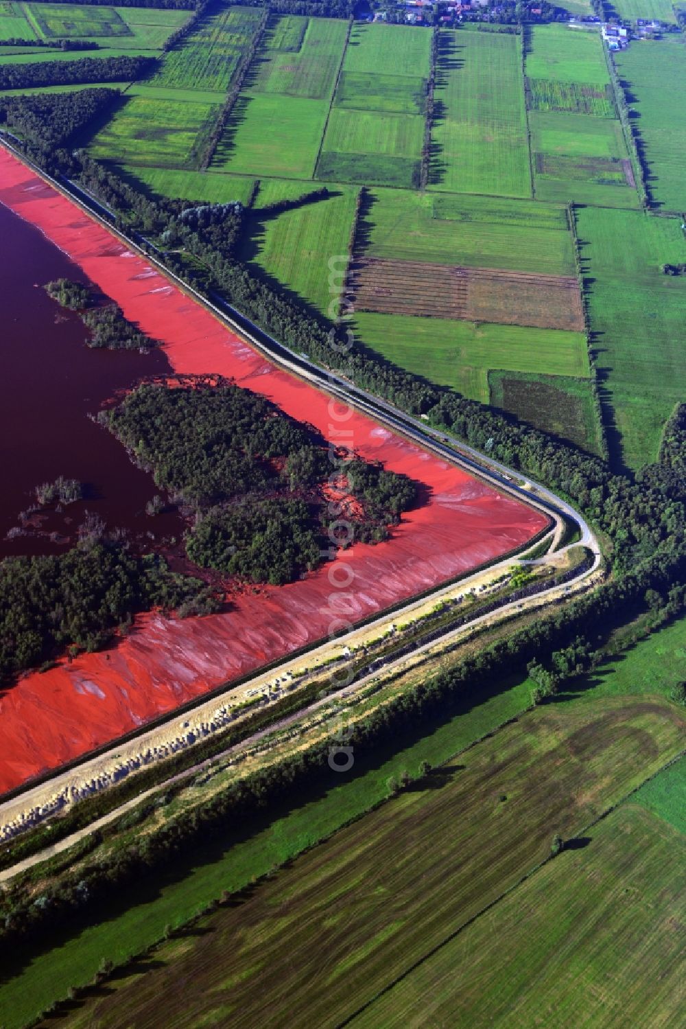 Aerial photograph Stade - Sewage landfill near Stade in Lower Saxony