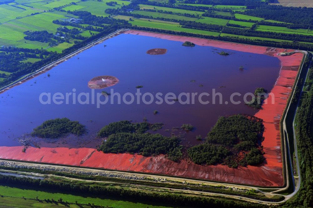 Stade from the bird's eye view: Sewage landfill near Stade in Lower Saxony