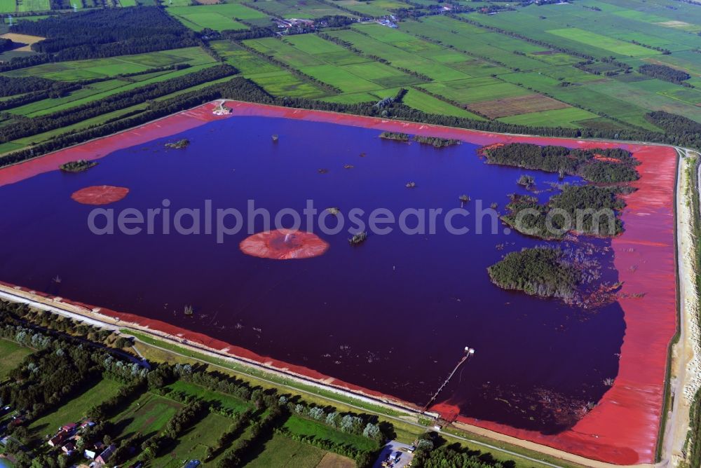 Aerial photograph Stade - Sewage landfill near Stade in Lower Saxony