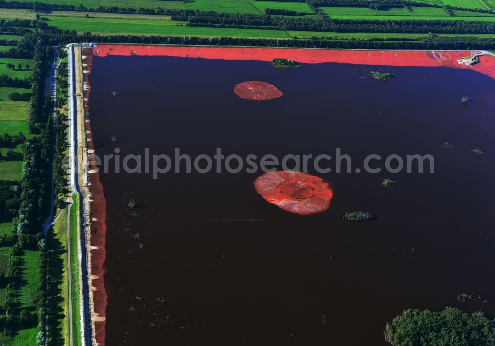 Stade from the bird's eye view: Sewage landfill near Stade in Lower Saxony