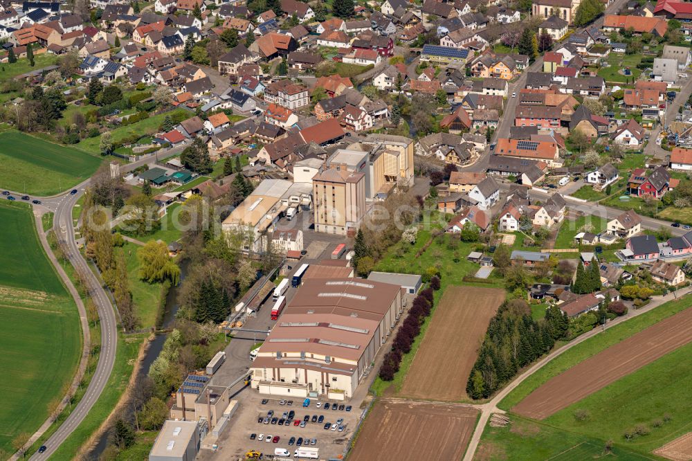 Aerial photograph Hugsweier - Mill in Hugsweier in the state Baden-Wuerttemberg, Germany