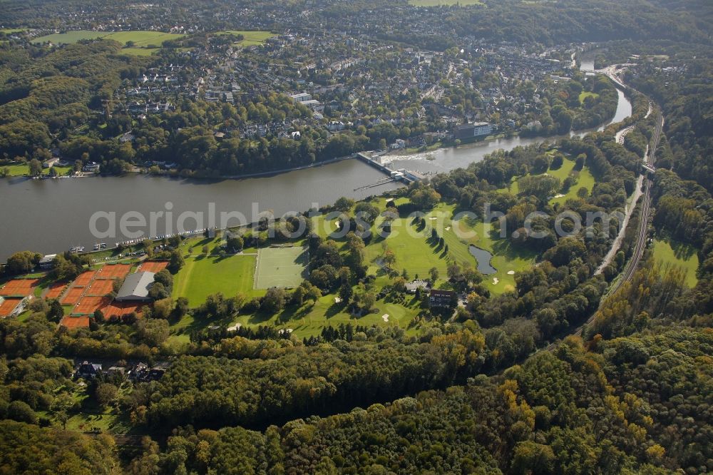 Essen from the bird's eye view: View of the Ruhr in Essen in the state of North Rhine-Westphalia