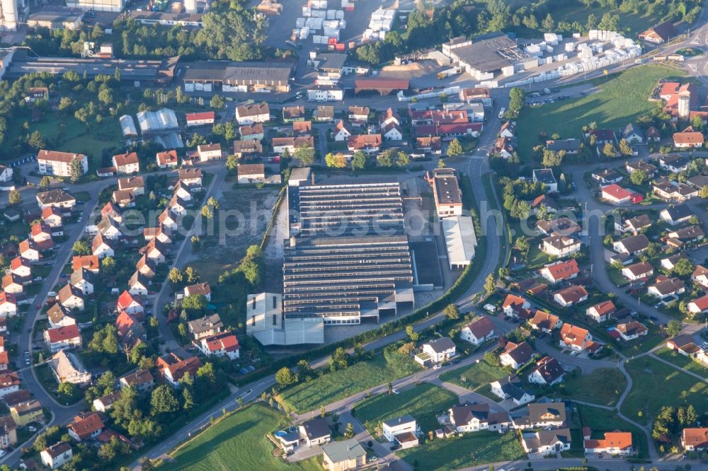 Aerial photograph Oberrot - Ruins of the former factory - building in Oberrot in the state Baden-Wuerttemberg, Germany