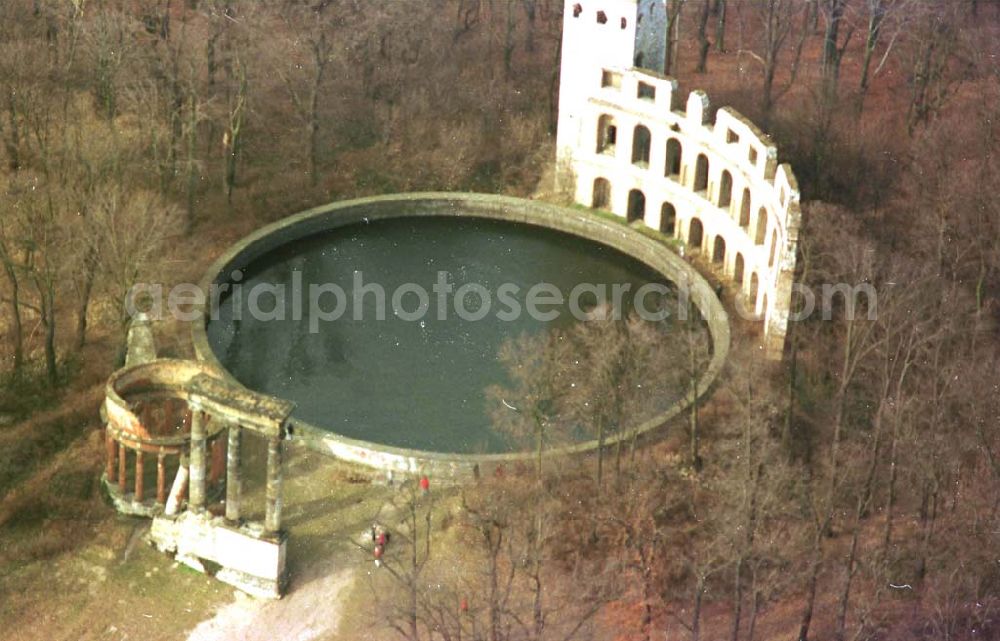 Aerial image Potsdam - 14.02.1995 Ruinenberg am Park von Sanssouci Webmaster@Park-Sanssouci.de