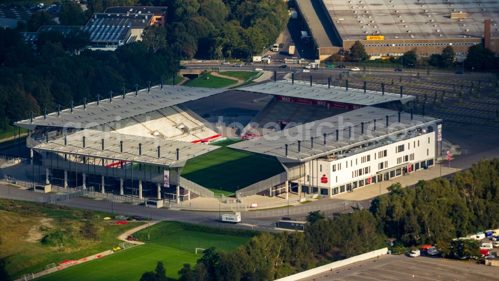 Aerial image Essen - RWE - Red-White Stadium in Essen in North Rhine-Westphalia