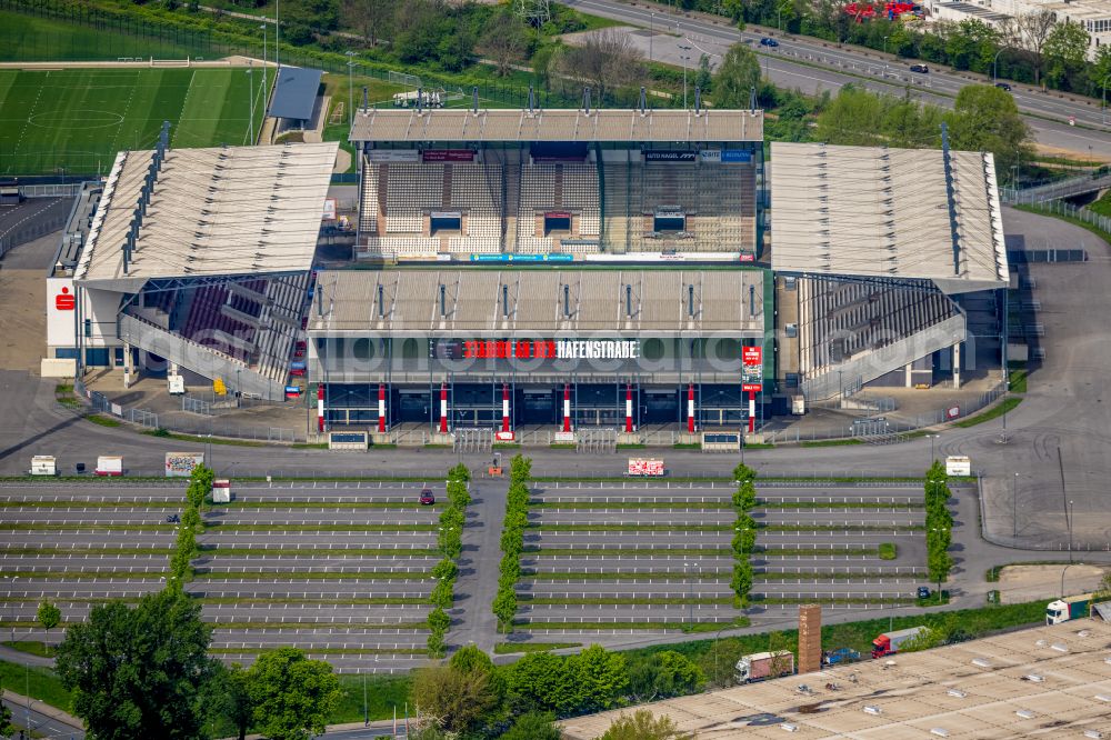 Aerial image Essen - rWE - Red-White Stadium in Essen in North Rhine-Westphalia