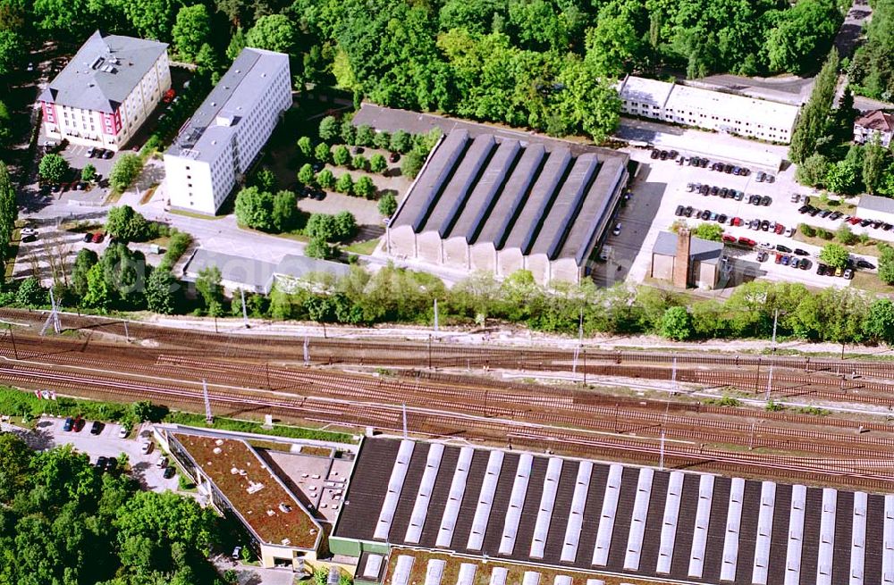 Aerial image Berlin -Grünau - S-Bahndepot der Berliner S-Bahn GmbH und Gelände der Bombadier AG östlich des S-Bahnhofs Grünau. Ort: Berlin -Grünau Datum: 15.05.03