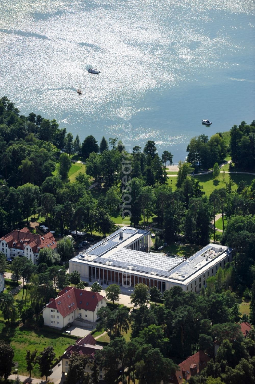 Aerial photograph Bad Saarow - View of SaarowTherme in Bad Saarow in Brandenburg