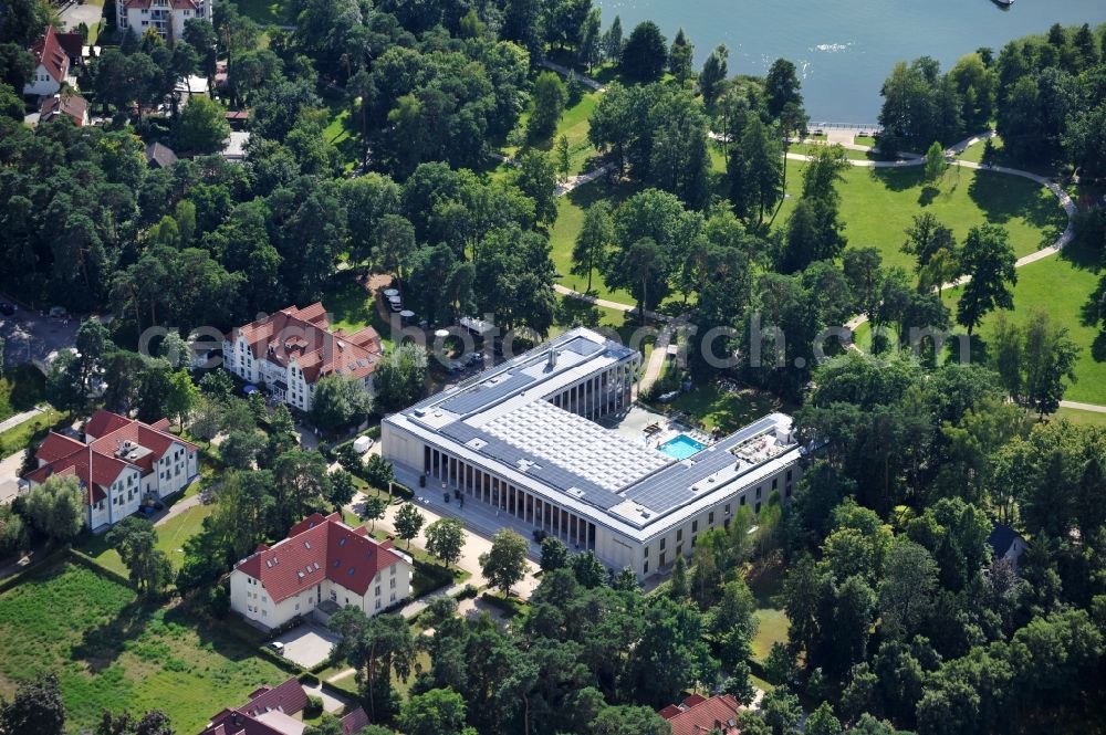 Bad Saarow from the bird's eye view: View of SaarowTherme in Bad Saarow in Brandenburg