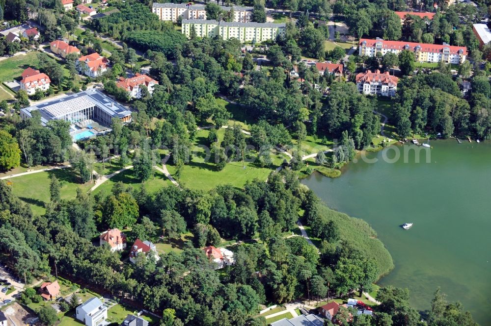 Aerial image Bad Saarow - View of SaarowTherme in Bad Saarow in Brandenburg