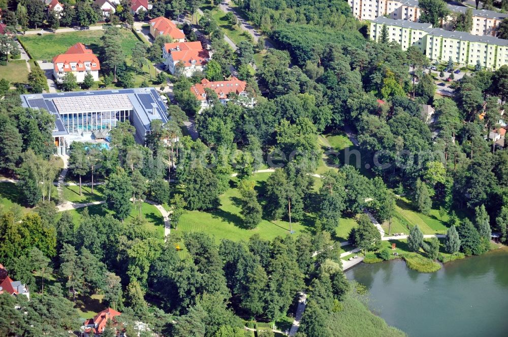 Aerial photograph Bad Saarow - View of SaarowTherme in Bad Saarow in Brandenburg