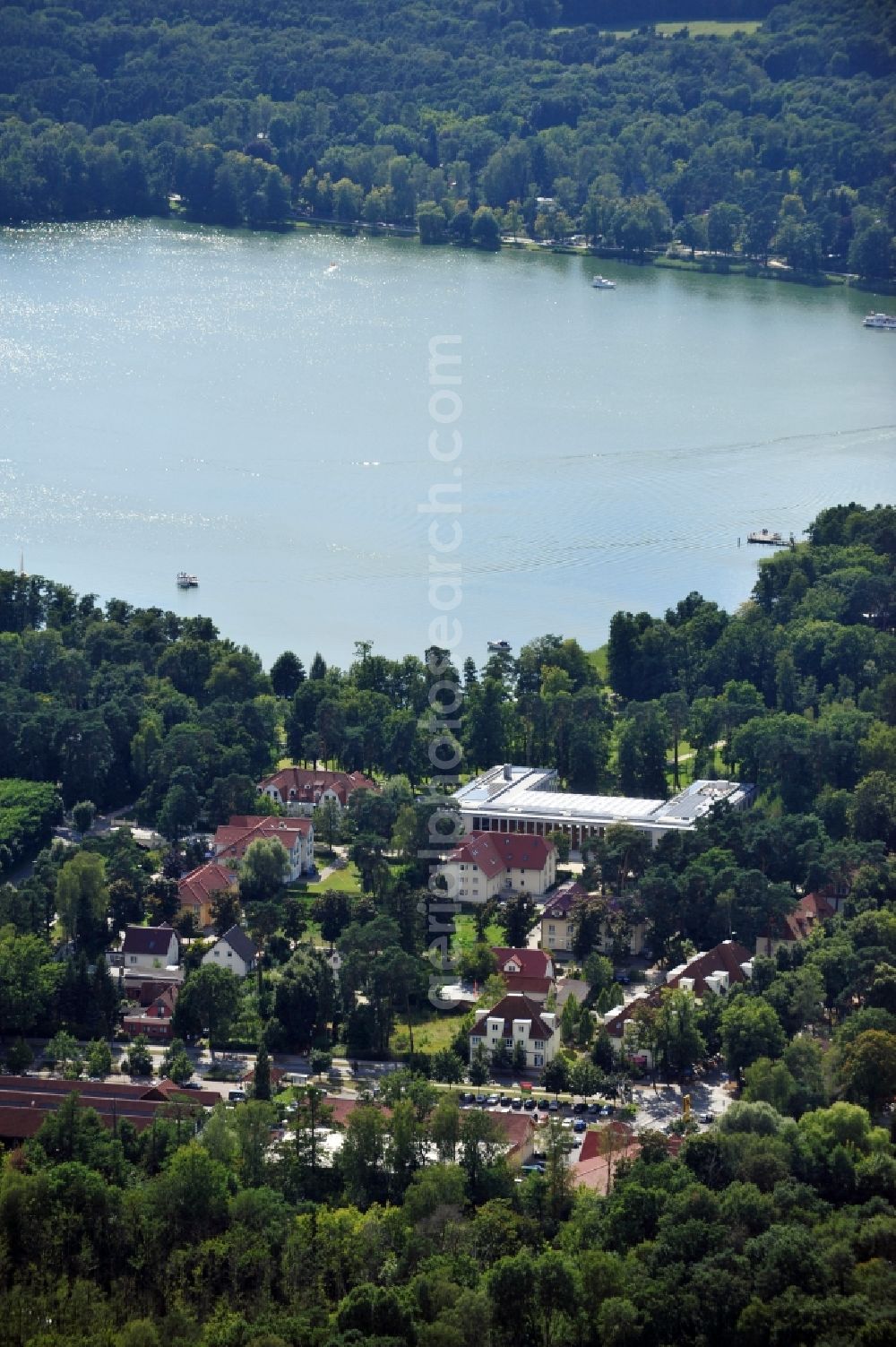 Aerial image Bad Saarow - View of SaarowTherme in Bad Saarow in Brandenburg