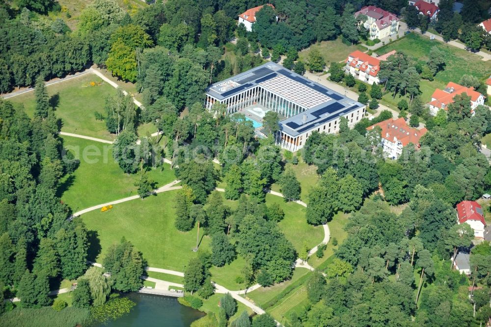 Bad Saarow from the bird's eye view: View of SaarowTherme in Bad Saarow in Brandenburg