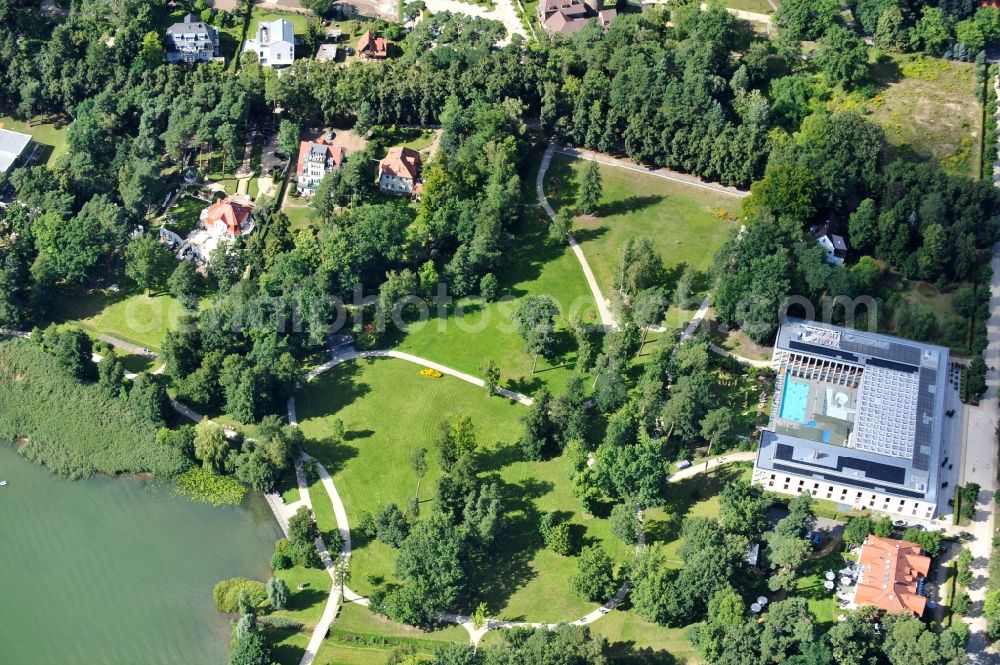 Aerial image Bad Saarow - View of SaarowTherme in Bad Saarow in Brandenburg