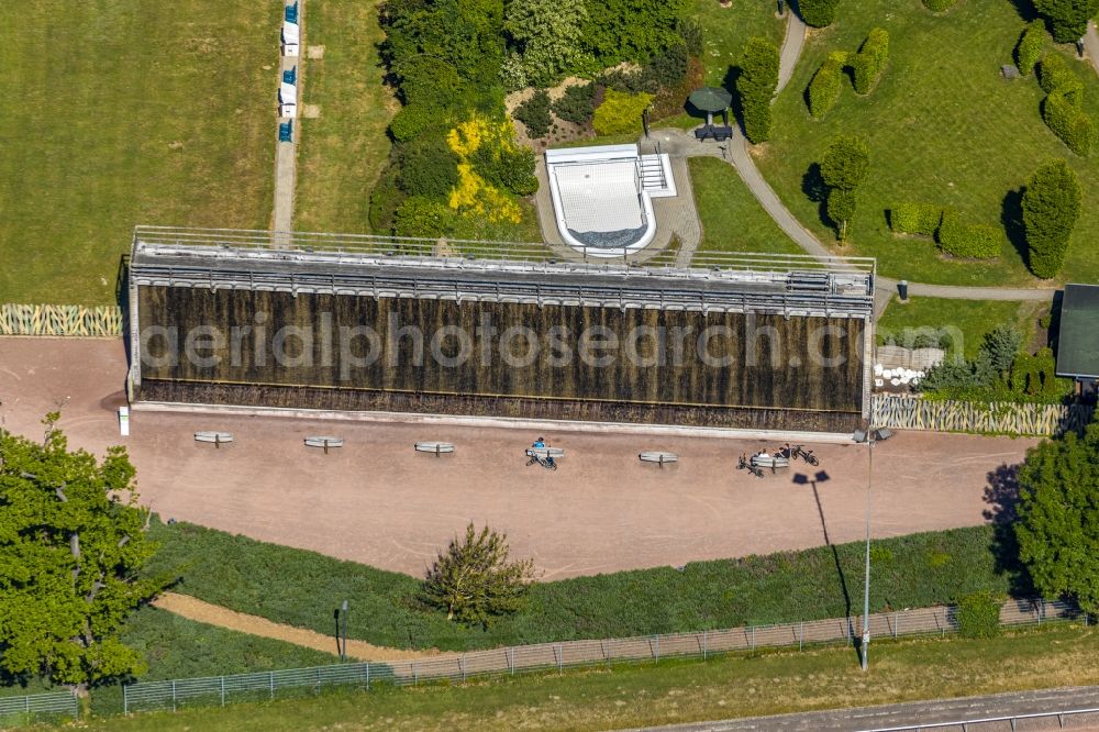 Aerial photograph Arnsberg - Salt flats - building of a former graduation house for salt extraction in Arnsberg in the state North Rhine-Westphalia, Germany