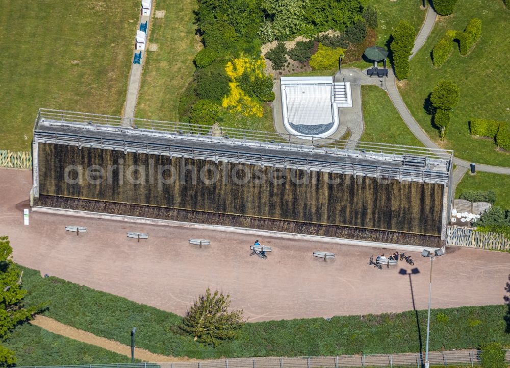 Arnsberg from the bird's eye view: Salt flats - building of a former graduation house for salt extraction in Arnsberg in the state North Rhine-Westphalia, Germany