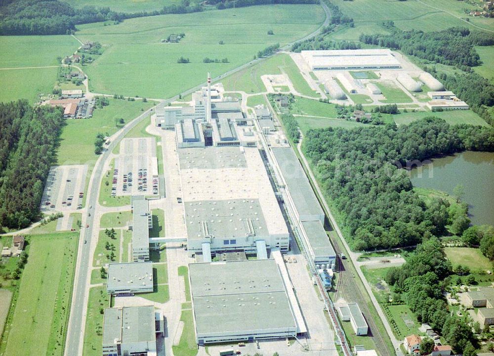 Aerial image Tschernitz / BRA - SAMSUNG Corning Deutschland GmbH Spremberger Straße 4, 03130 Tschernitz