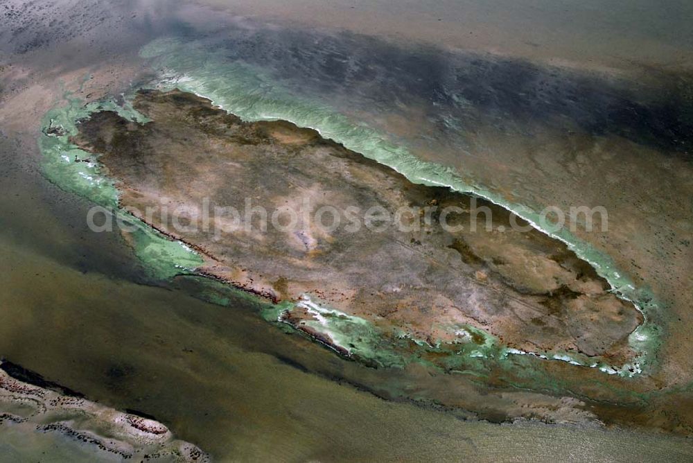 Aerial photograph Zarrenzin - Zarrenzin, Mecklenburg-Vorpommern 13.8.06 Blick auf die Sandbank in der Klimphoresbucht in der Ostsee.