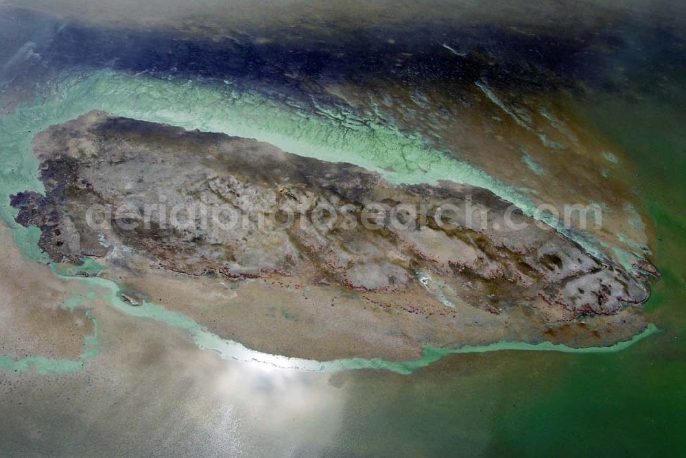 Aerial image Zarrenzin - Zarrenzin, Mecklenburg-Vorpommern 13.8.06 Blick auf die Sandbank in der Klimphoresbucht in der Ostsee.