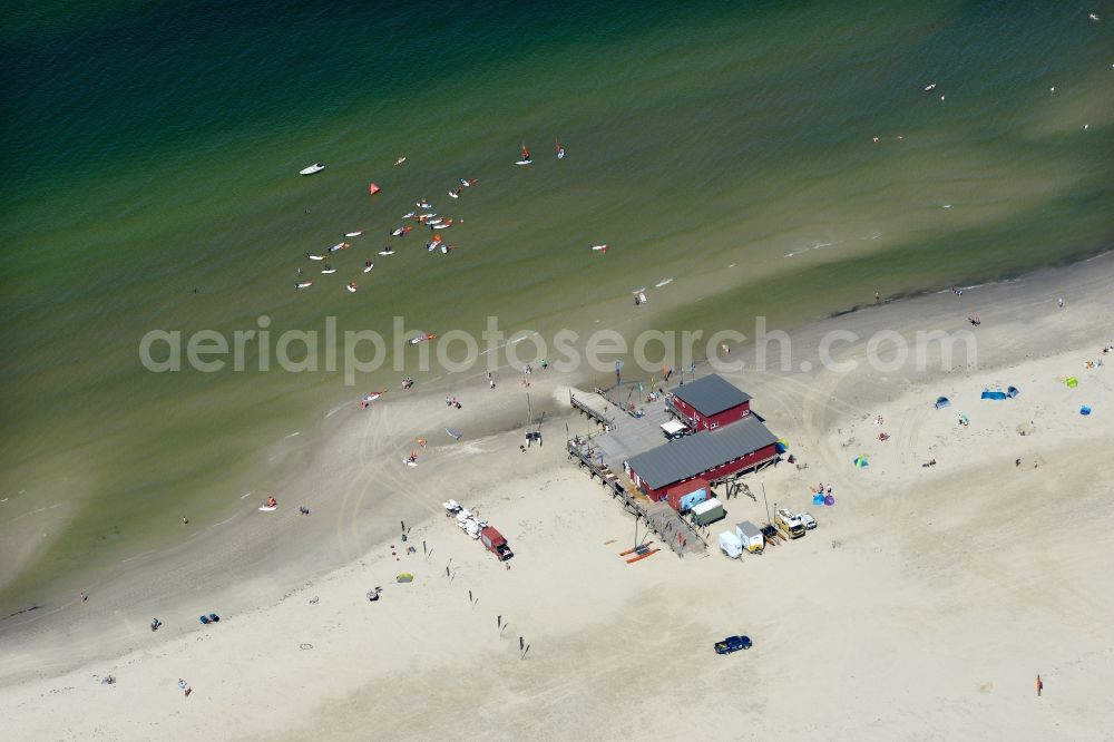 Aerial photograph Sankt Peter-Ording - Beach landscape on the North Sea coast in the district Sankt Peter-Ording in Sankt Peter-Ording in the state Schleswig-Holstein