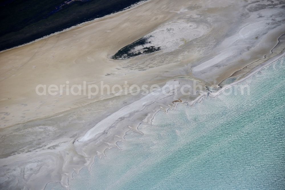 Born am Darß from the bird's eye view: Beach landscape on the Baltic Sea in the district Darsser Ort in Born am Darss in the state Mecklenburg - Western Pomerania