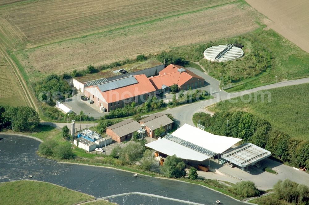 Hellsiek from the bird's eye view: View of the composite landfill Hellsiek, a landfill waste disposal GmbH Lippe in North Rhine-Westphalia