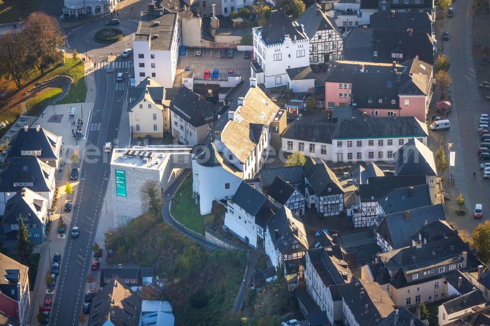 Arnsberg from the bird's eye view: Building of Sauerland-Museum on Ruhrstrasse in Arnsberg in the state North Rhine-Westphalia, Germany