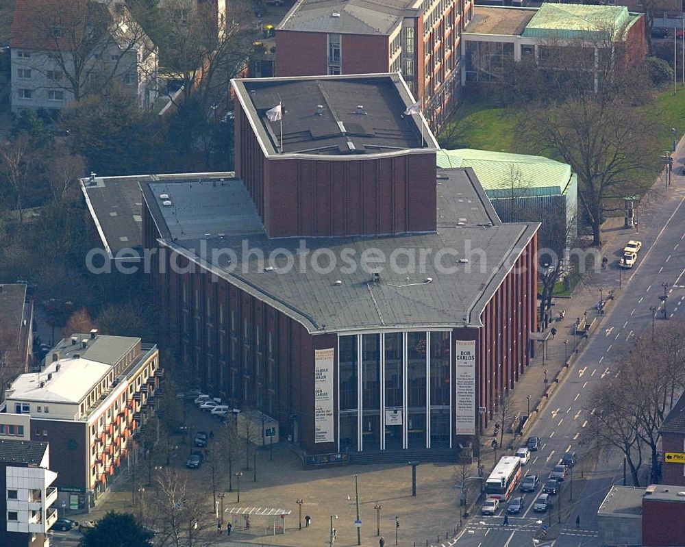 Bochum from above - Blick auf das Schauspielhaus von Bochum. The theatre of Bochum.