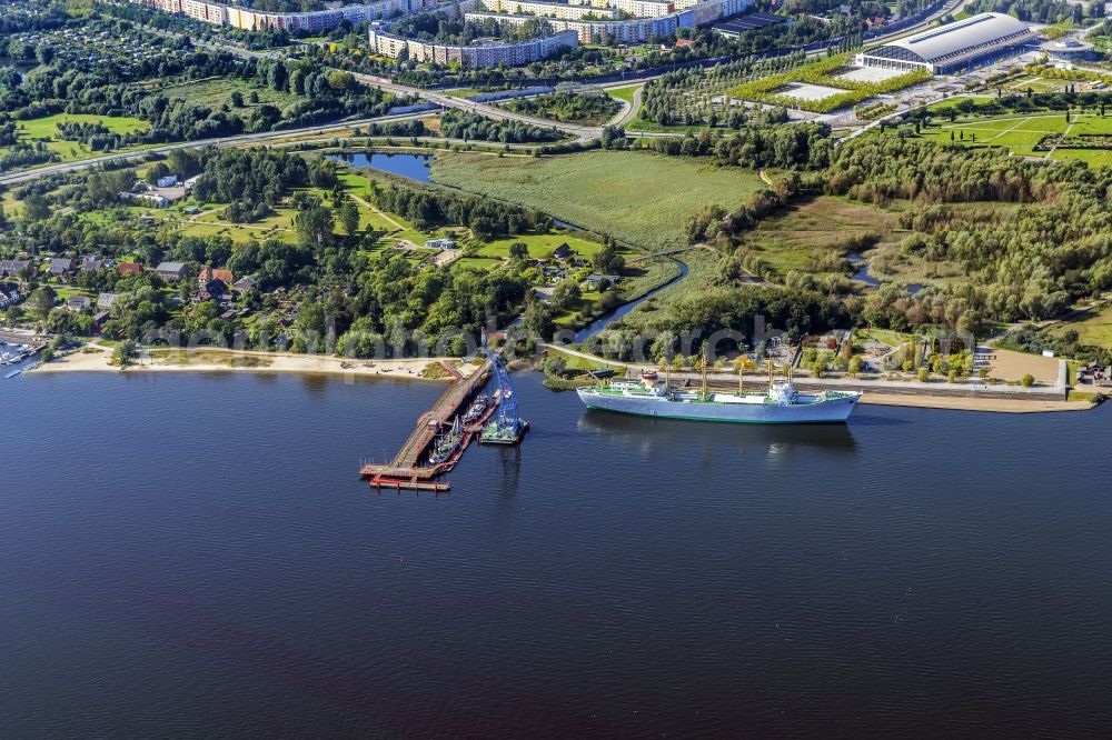 Aerial image Rostock - Maritime Museum in Rostock in the state Mecklenburg-Vorpommern, Germany