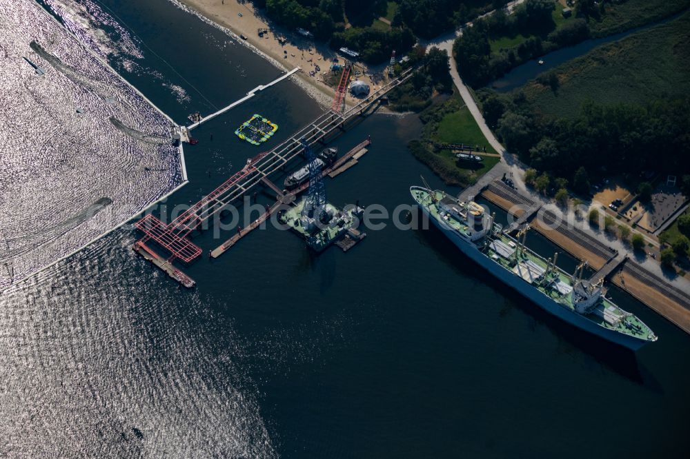 Aerial photograph Rostock - Maritime Museum in Rostock in the state Mecklenburg-Vorpommern, Germany