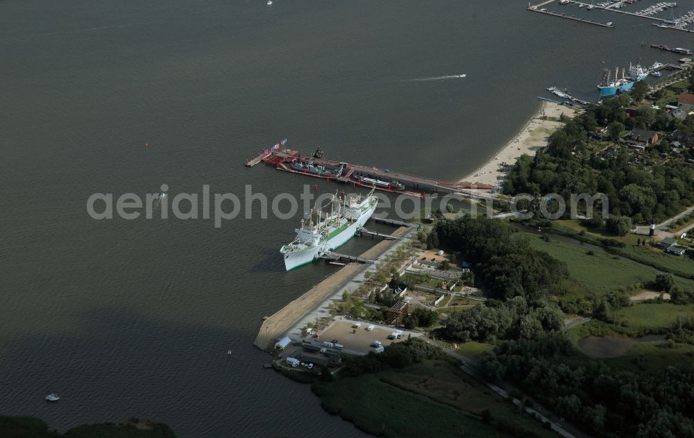 Aerial photograph Rostock - Maritime Museum in Rostock in the state Mecklenburg - Western Pomerania