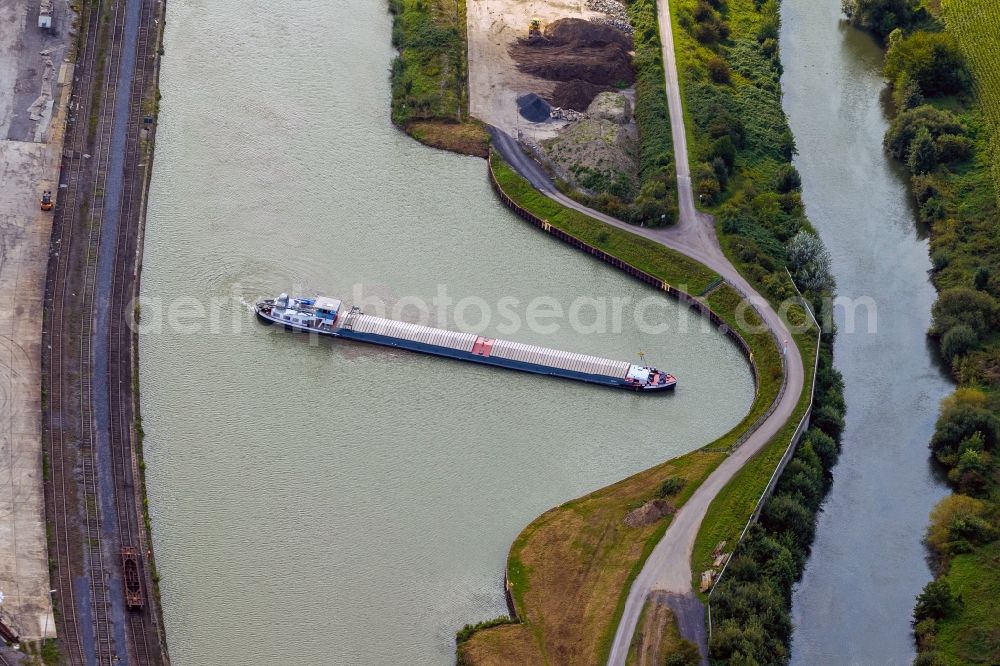 Aerial image Hamm - View of a turning zone in Hamm in the state North Rhine-Westphalia