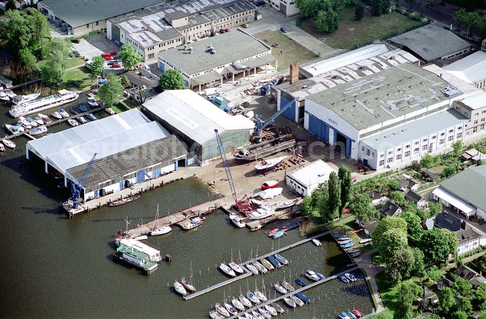 Aerial photograph Berlin - Köpenick - Schiffswerft Berlin. Ort: Berlin - Köpenick Datum: 15.05.03