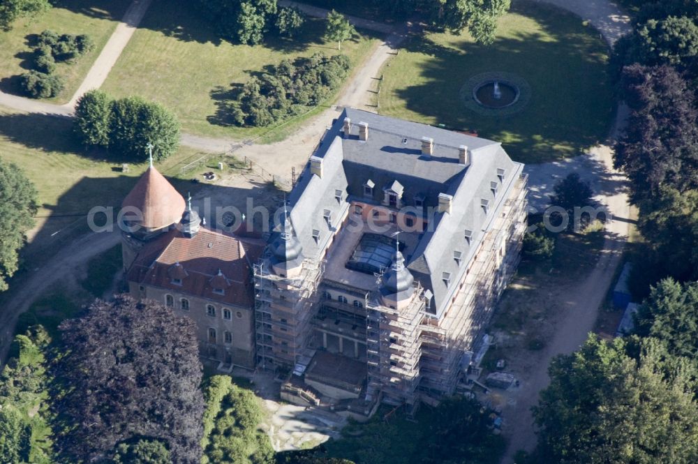 Altdöbern from the bird's eye view: Altdöbern castle in Brandenburg