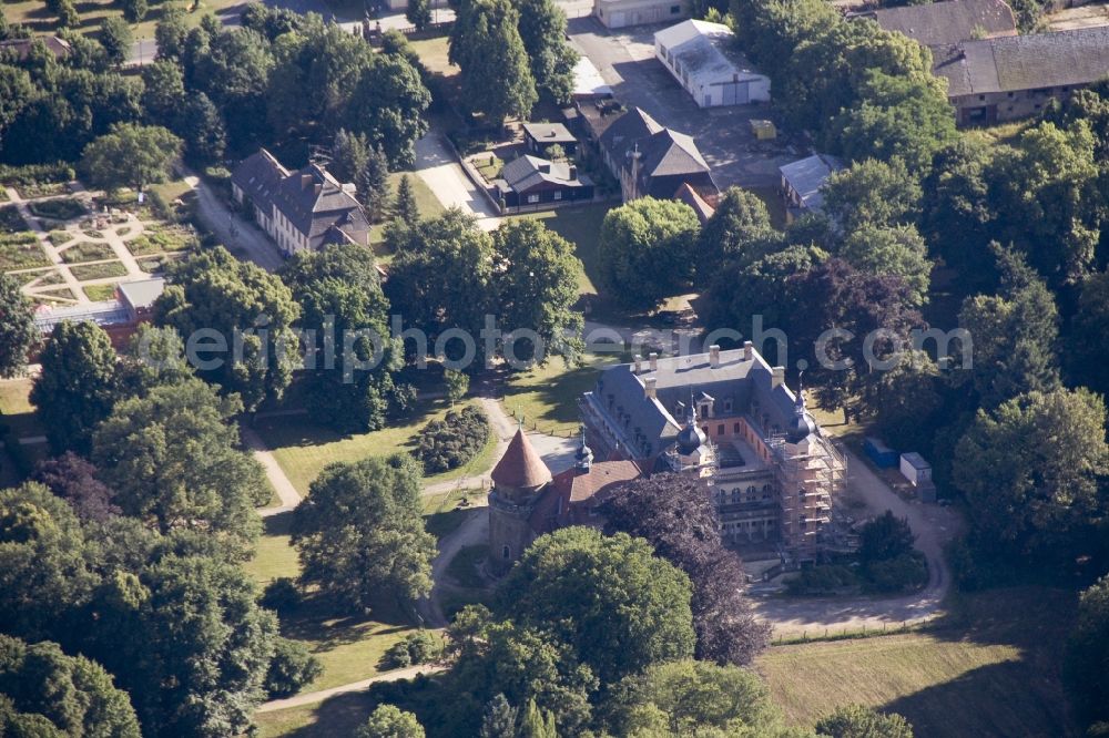 Aerial image Altdöbern - Altdöbern castle in Brandenburg