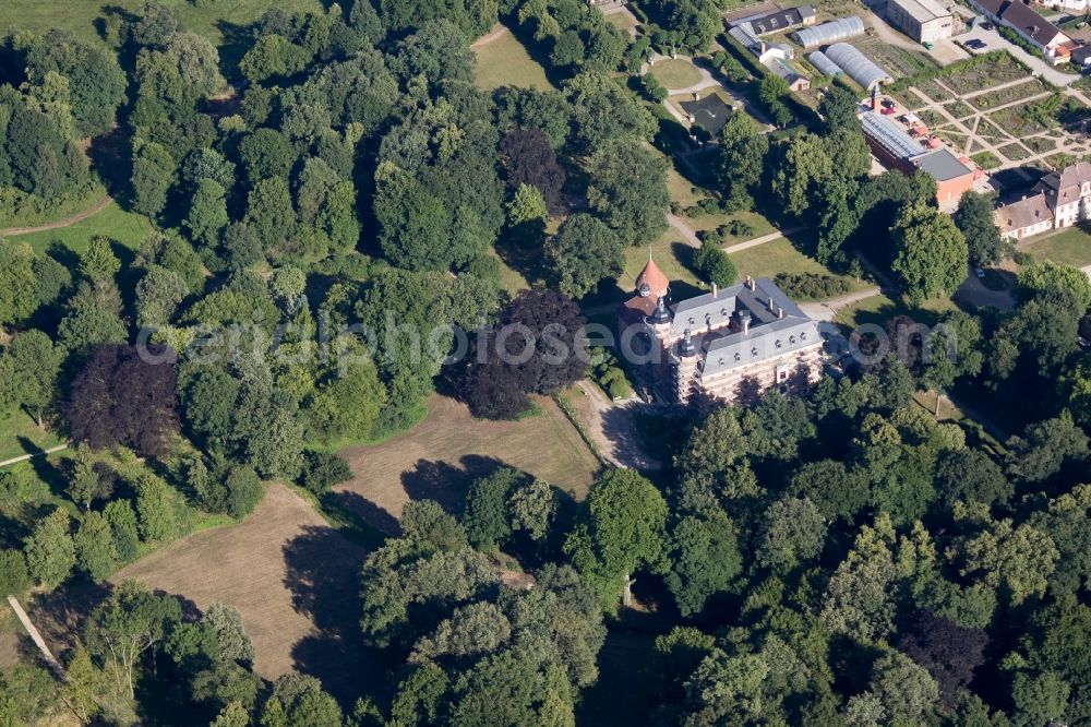 Aerial photograph Altdöbern - Altdöbern castle in Brandenburg