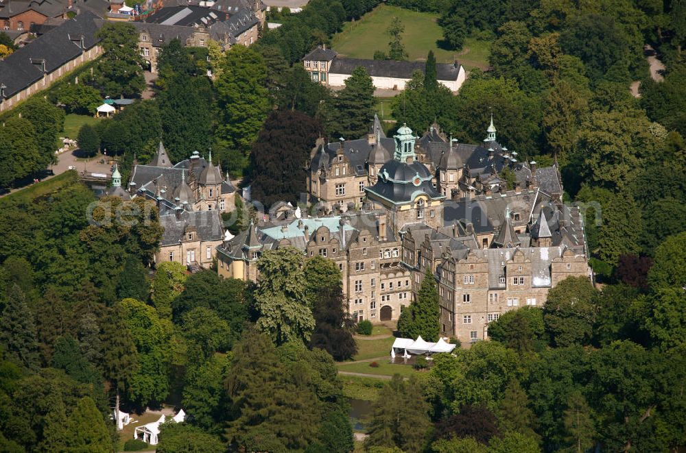 Aerial photograph BÜCKEBURG - Blick auf das Schloss Bückeburg in Niedersachsen. View of the Bückeburg castle in Lower Saxony.