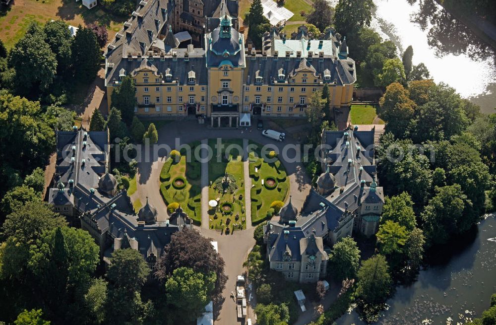 BÜCKEBURG from above - Blick auf das Schloss Bückeburg in Niedersachsen. View of the Bückeburg castle in Lower Saxony.