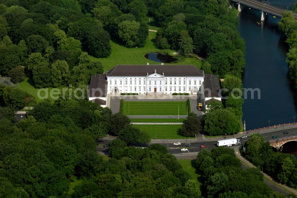 Berlin from above - Castle Bellvue Berlin Tiergarten