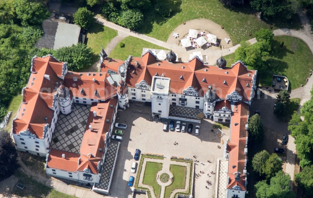 Boitzenburg from the bird's eye view: Boitzenburg castle in Brandenburg