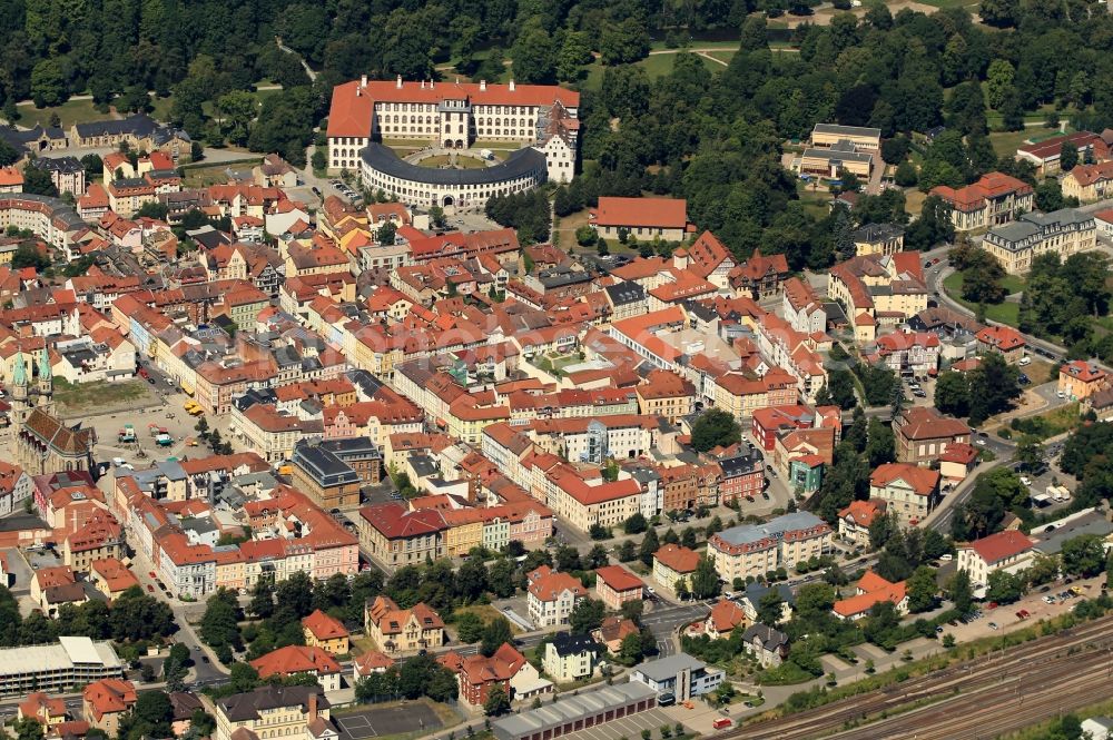 Meiningen from the bird's eye view: Elizabeth Castle in Meiningen in Thuringia