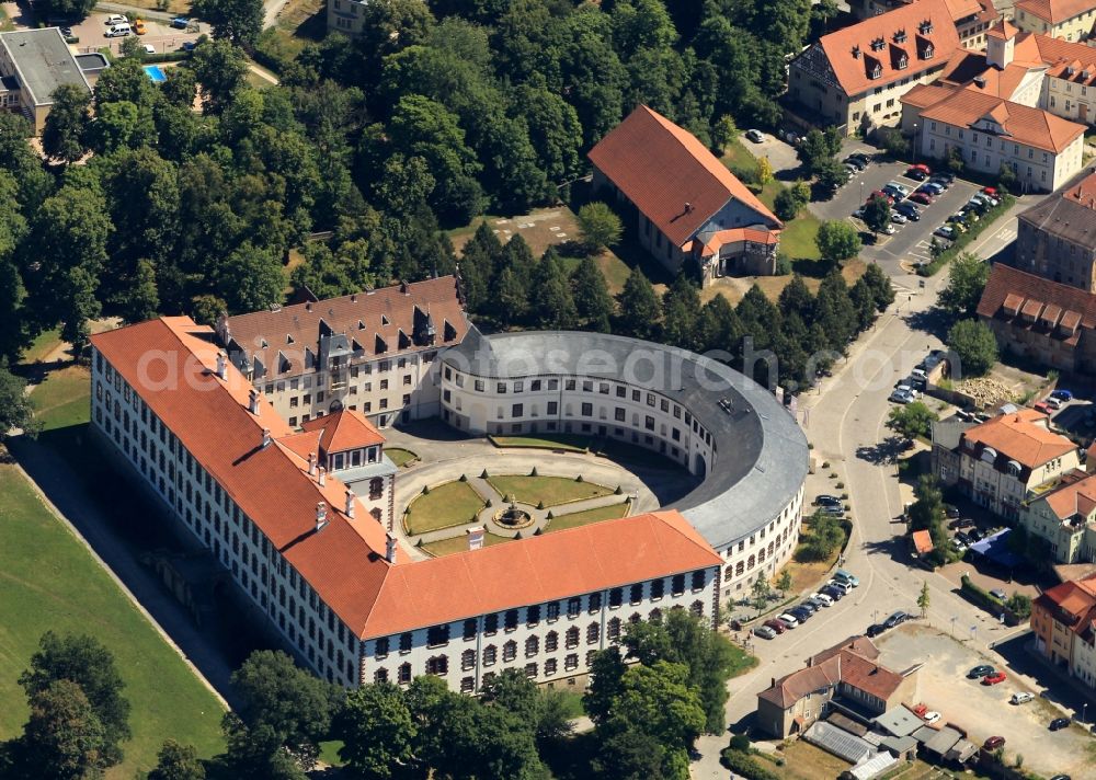 Aerial image Meiningen - Elizabeth Castle in Meiningen in Thuringia