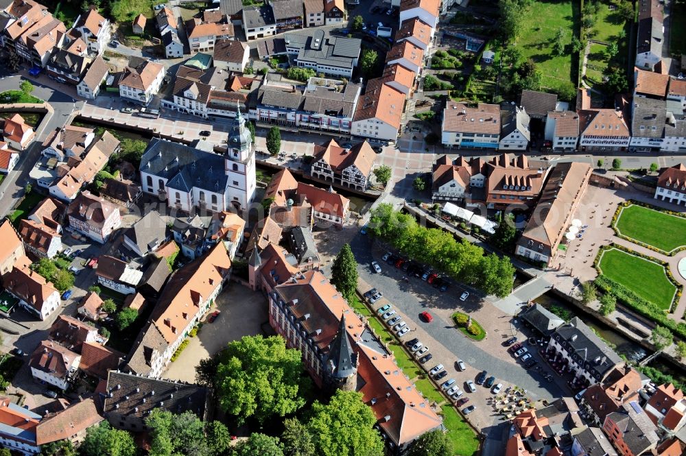 Aerial image Erbach ( Odenwald ) - View of Castle Erbach ( Odenwald ) in Hesse