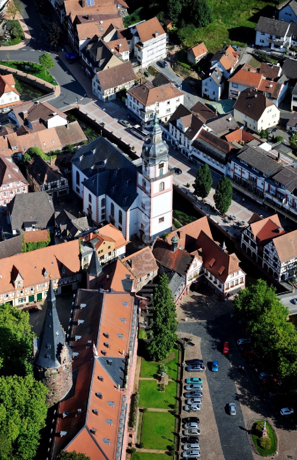 Aerial photograph Erbach ( Odenwald ) - View of Castle Erbach ( Odenwald ) in Hesse